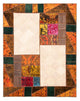Tapete de trabalho em patchwork 249x194cm - Perserteppich Wollteppich