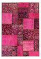 Tapete de trabalho em patchwork 197x138cm - Perserteppich Wollteppich