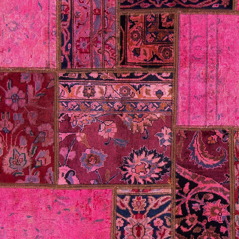 Tapete de trabalho em patchwork 197x138cm - Perserteppich Wollteppich