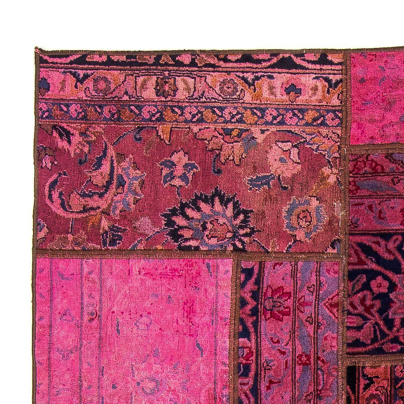Tapete de trabalho em patchwork 197x138cm - Perserteppich Wollteppich