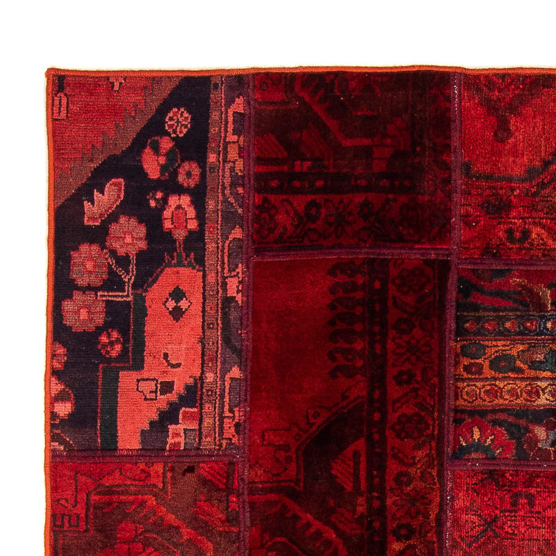 Tapete de trabalho em patchwork 148x208cm - Perserteppich Wollteppich