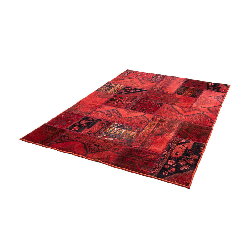 Tapete de trabalho em patchwork 148x208cm - Perserteppich Wollteppich