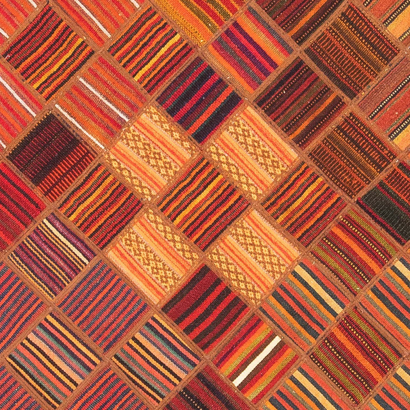 Tapete de trabalho em patchwork 234x176cm - Perserteppich Wollteppich