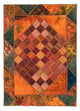 Tapete de trabalho em patchwork 225x164cm - Perserteppich Wollteppich