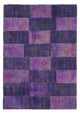 Tapete de trabalho em patchwork 165x235cm - Perserteppich Wollteppich