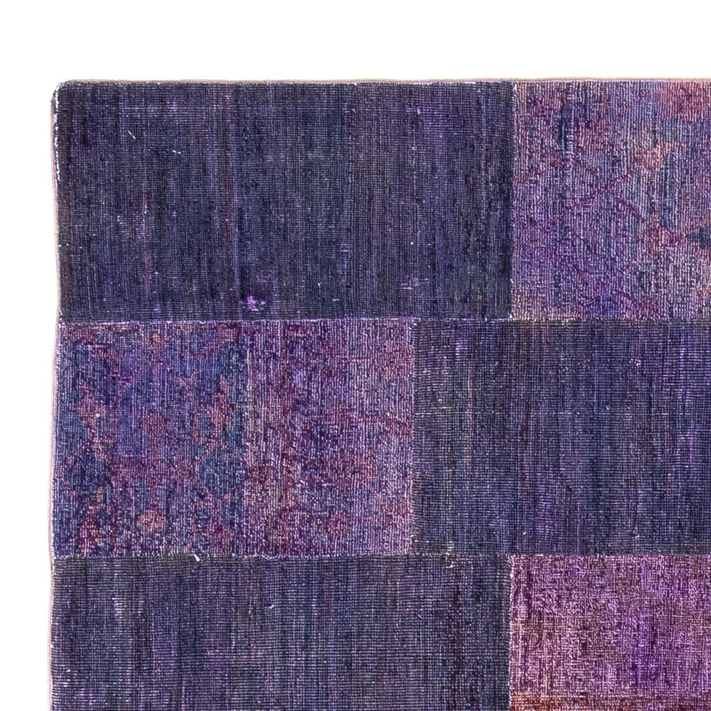 Tapete de trabalho em patchwork 237x165cm - Perserteppich Wollteppich