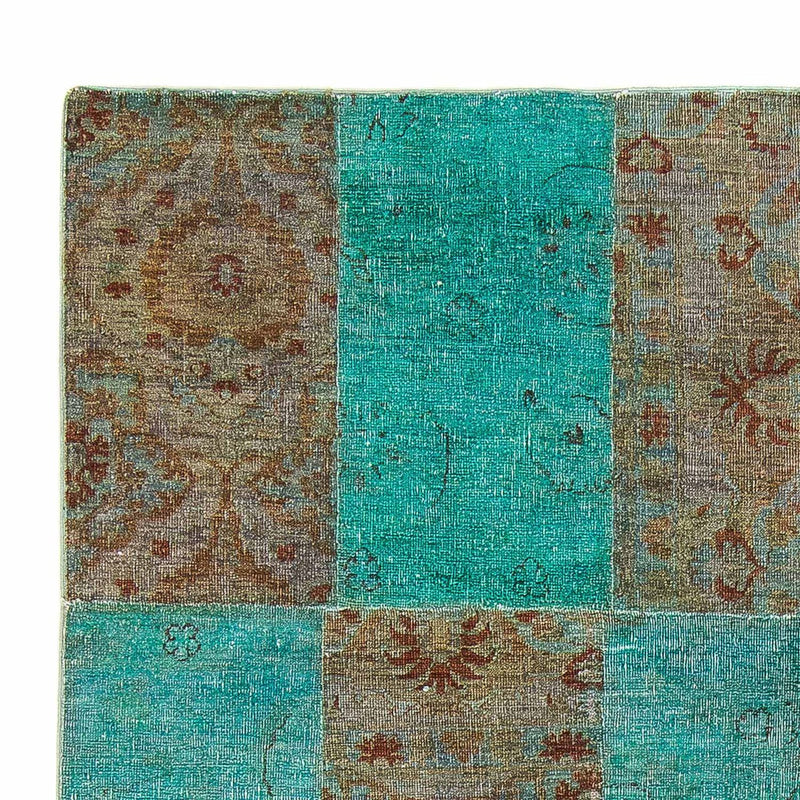 Tapete de trabalho em patchwork 240x149cm - Tapete de lã
