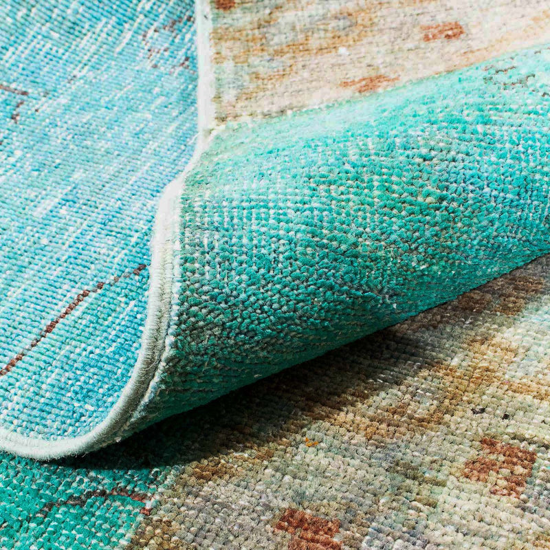 Tapete de trabalho em patchwork 240x149cm - Tapete de lã