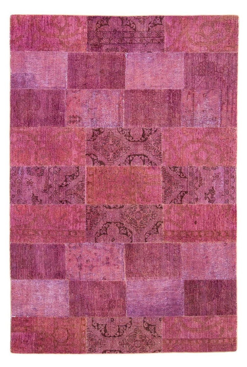 Tapete de trabalho em patchwork 182x264cm - Perserteppich Wollteppich