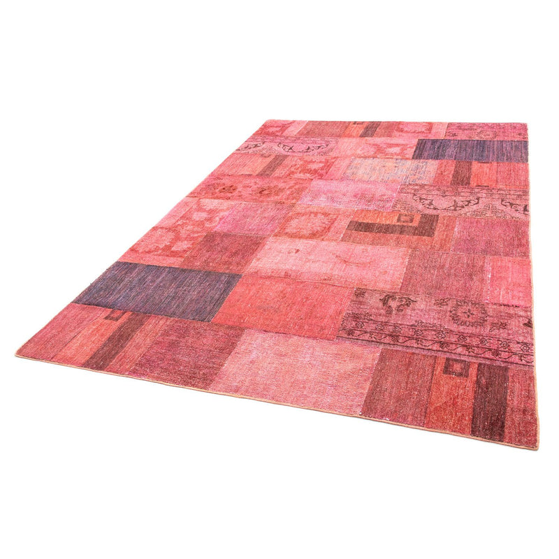Tapete de trabalho em patchwork 237x166cm - Perserteppich Wollteppich
