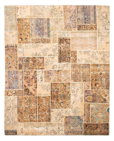 Tapete de trabalho em patchwork 241x305cm - Perserteppich Wollteppich