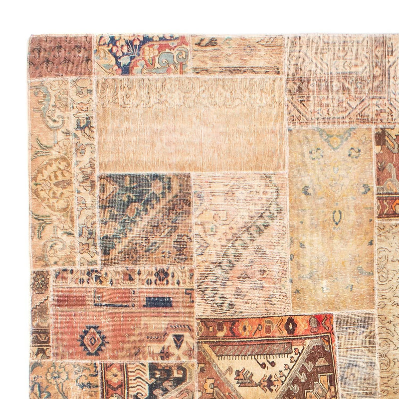 Tapete de trabalho em patchwork 235x304cm - Perserteppich Wollteppich