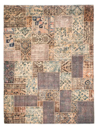 Tapete de trabalho em patchwork 240x317cm - Perserteppich Wollteppich – product image