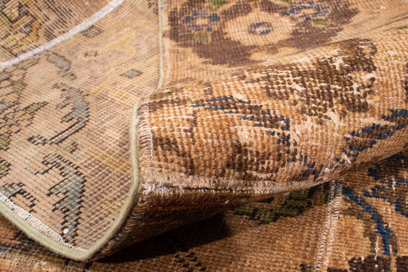 Tapete de trabalho em patchwork 242x305cm - Perserteppich Wollteppich
