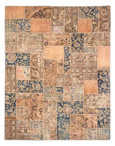 Tapete de trabalho em patchwork 242x304cm - Perserteppich Wollteppich