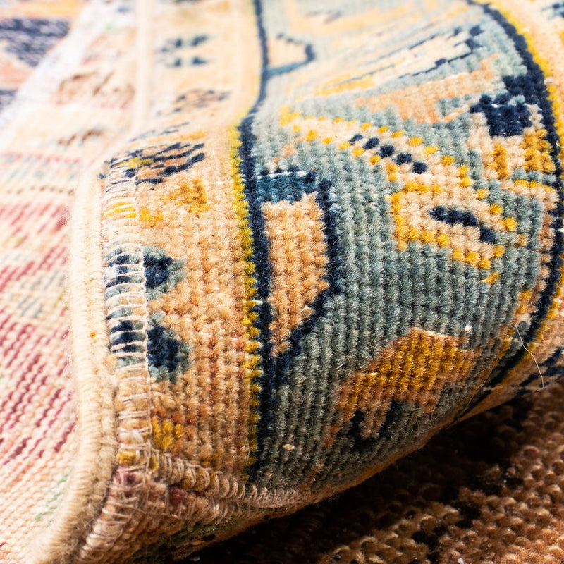 Tapete de trabalho em patchwork 242x304cm - Perserteppich Wollteppich