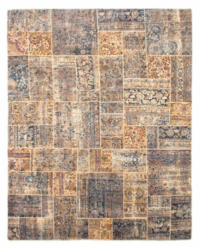 Tapete de trabalho em patchwork 240x303cm - Perserteppich Wollteppich