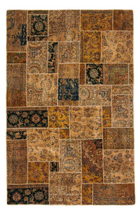 Tapete de trabalho em patchwork 275x182cm - Tapete de lã – product image