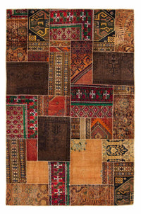 Tapete de trabalho em patchwork 179x271cm - Tapete de lã – product image