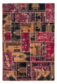 Tapete de trabalho em patchwork 244x164cm - Perserteppich Wollteppich – product image