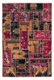 Tapete de trabalho em patchwork 244x164cm - Perserteppich Wollteppich