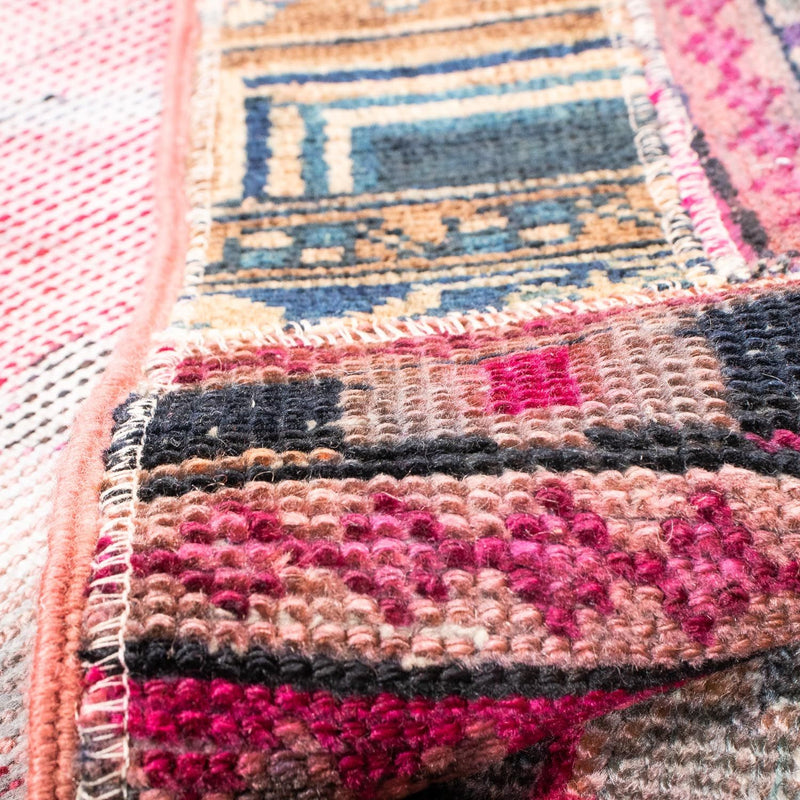 Tapete de trabalho em patchwork 244x164cm - Perserteppich Wollteppich