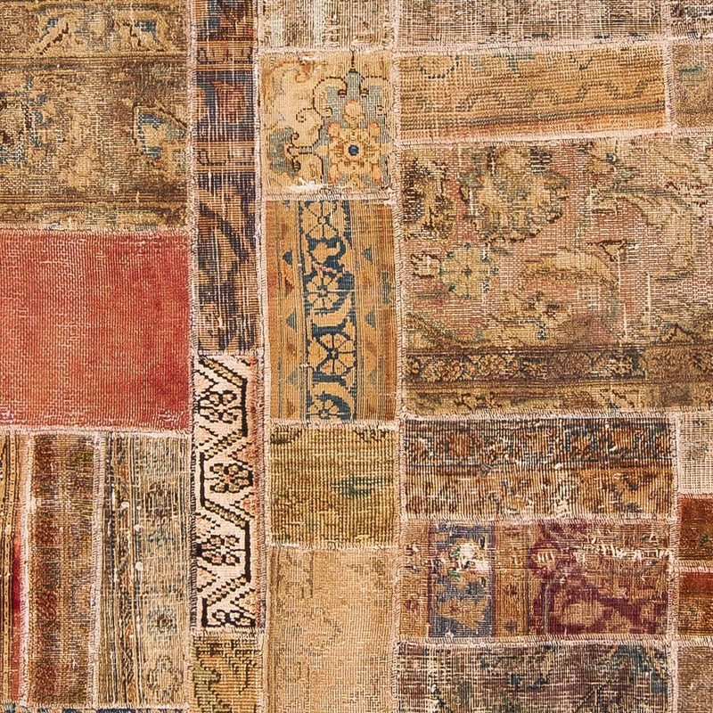 Tapete de trabalho em patchwork 164x234cm - Tapete de lã
