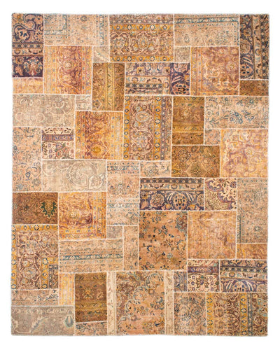 Tapete de trabalho em patchwork 241x301cm - Perserteppich Wollteppich