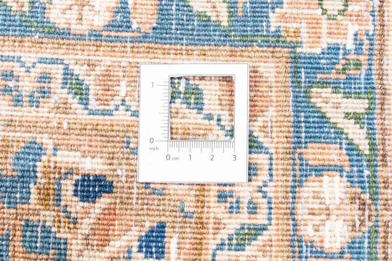 Tapete de trabalho em patchwork 301x241cm - Perserteppich Wollteppich