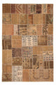 Tapete de trabalho em patchwork 256x172cm - Tapete de lã