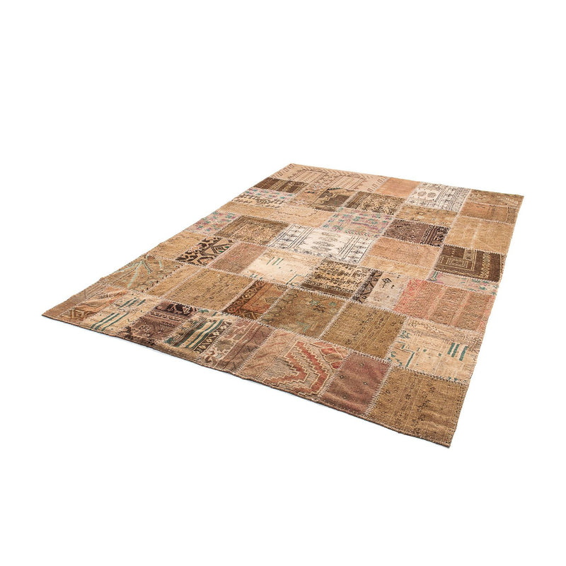 Tapete de trabalho em patchwork 256x172cm - Tapete de lã