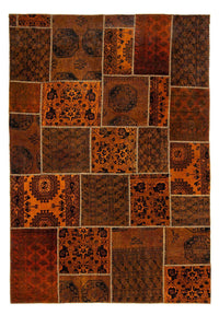 Tapete de trabalho em patchwork 300x208cm - Tapete de lã – product image
