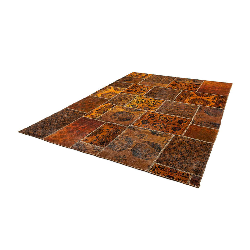 Tapete de trabalho em patchwork 300x208cm - Tapete de lã