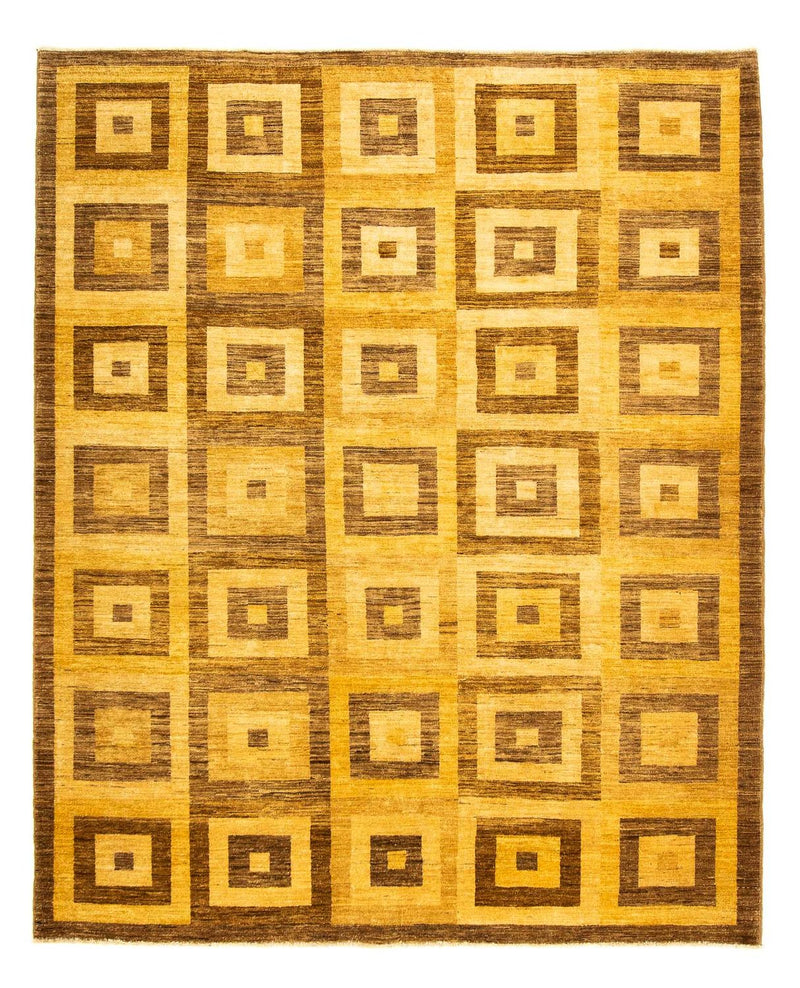 Tapete Ziegler - 241 x 195 cm - castanho escuro