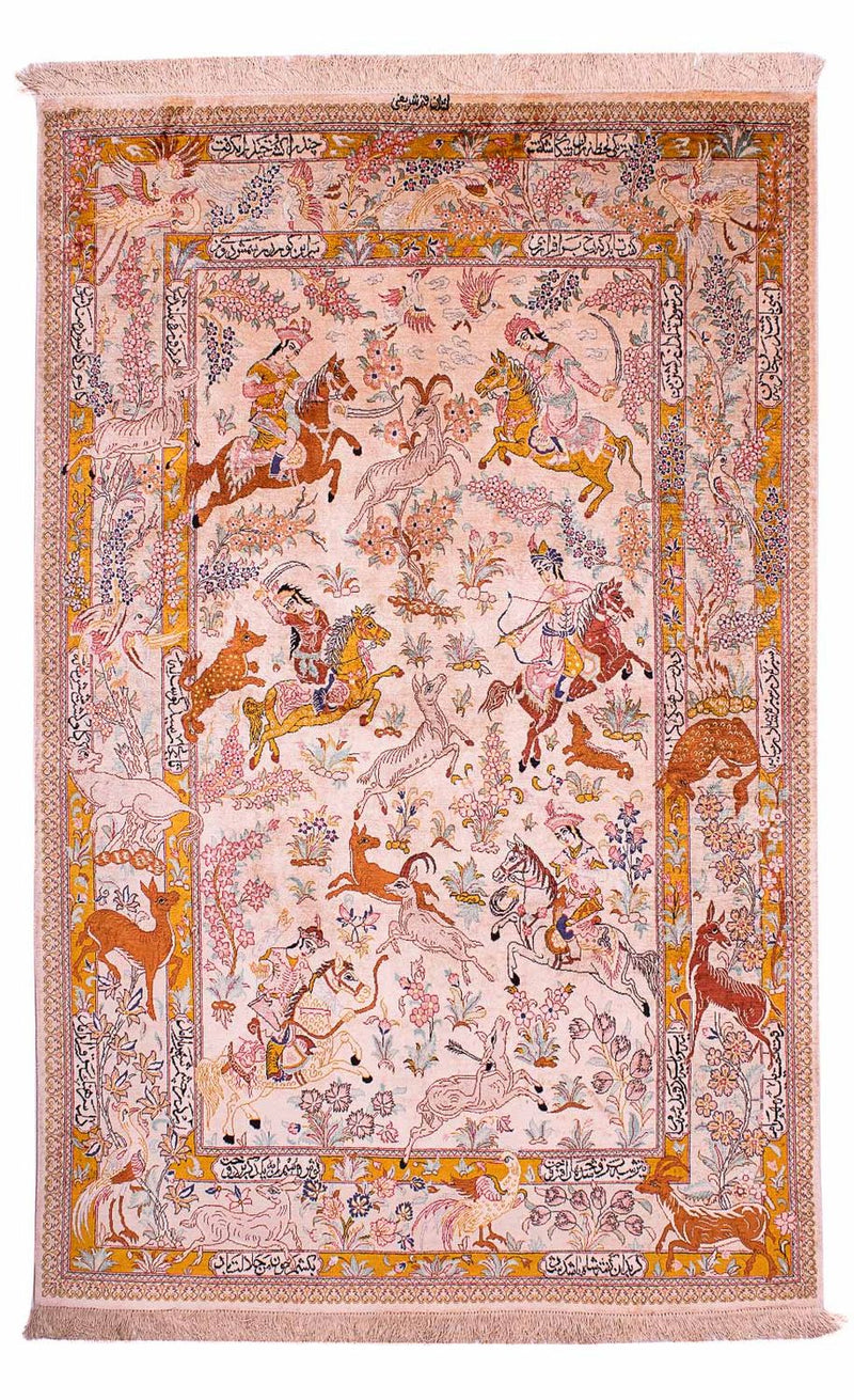 Qom seda Tapete 195x125cm - Tapete Oriental
