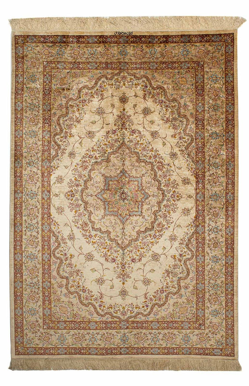 Qom seda Tapete 188x130cm - Tapete Oriental