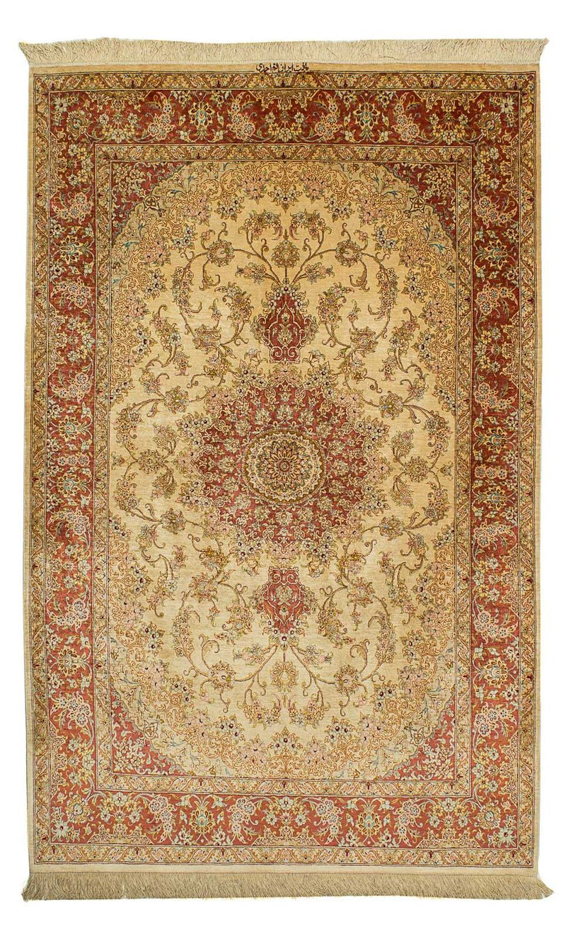 Qom seda Tapete 210x130cm - Tapete Oriental