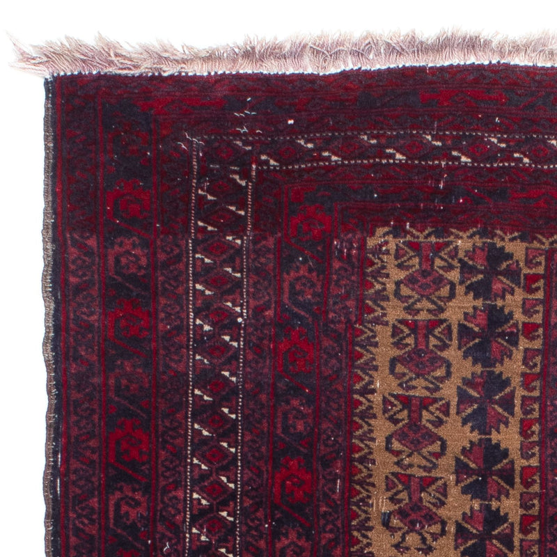 Tapete Baluch - 125 x 92 cm - vermelho escuro