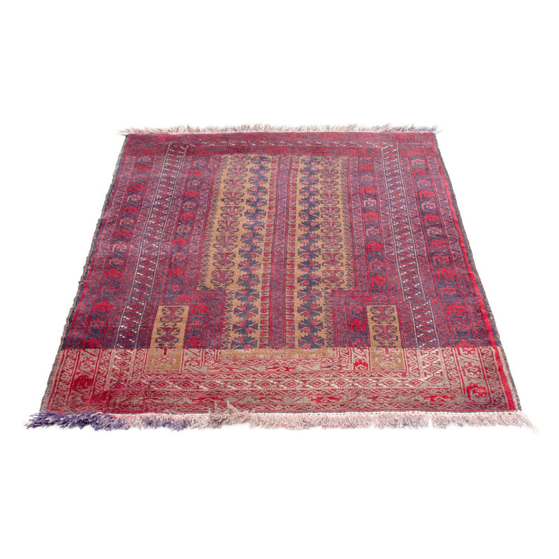 Tapete Baluch - 125 x 92 cm - vermelho escuro