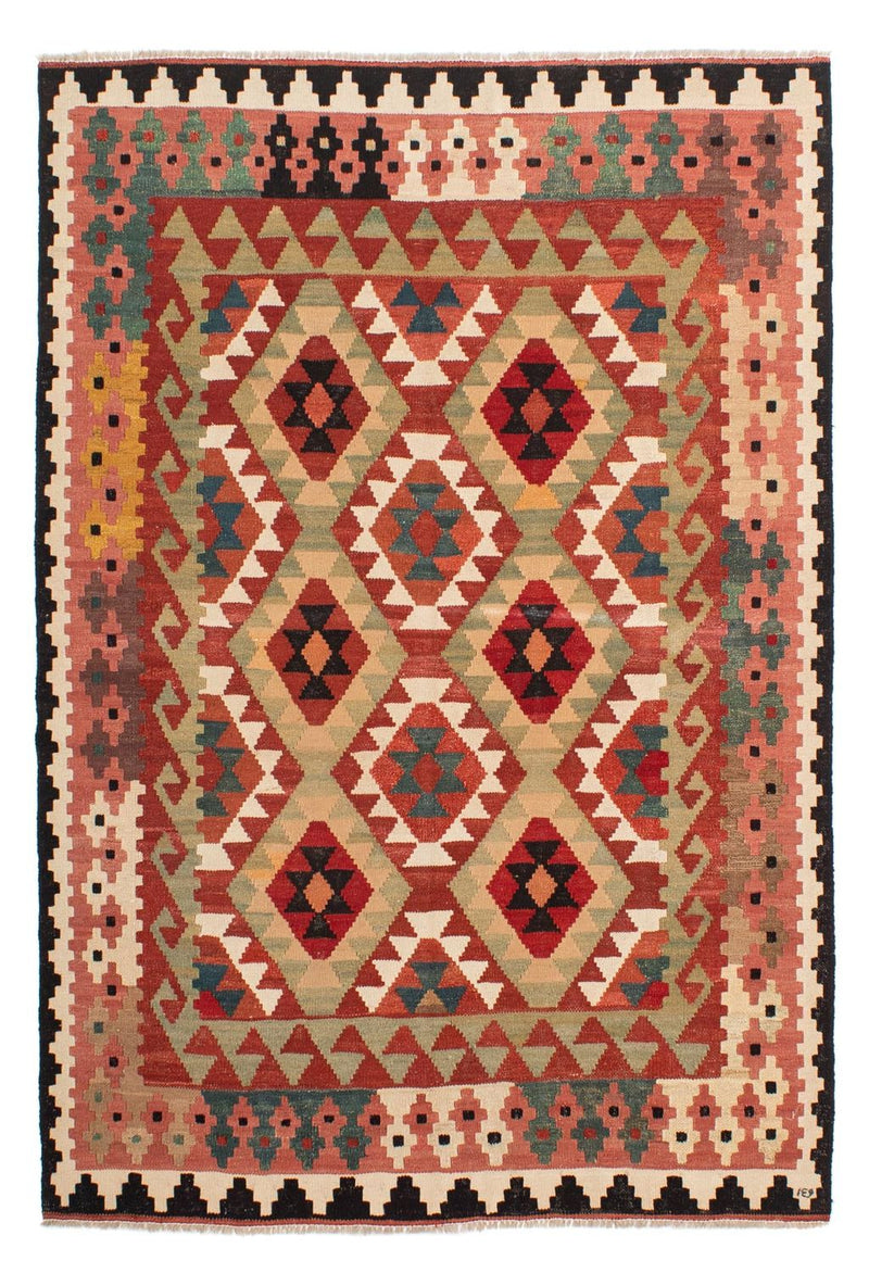 Kilim Maimana Tapete 201x150cm - Tapete de lã