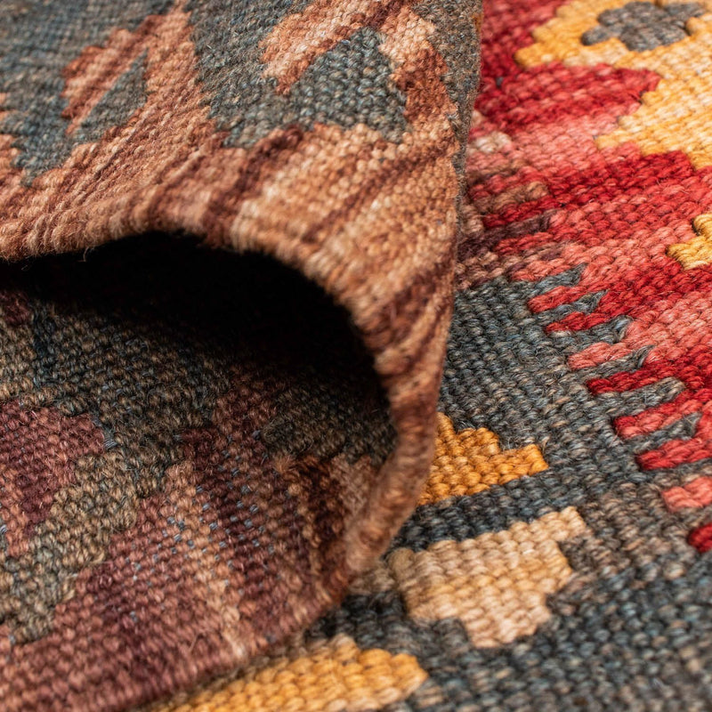 Tapete Kelim - Oriental - 195 x 145 cm - multicolorido
