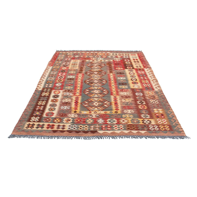 Tapete Kelim - Oriental - 195 x 145 cm - multicolorido
