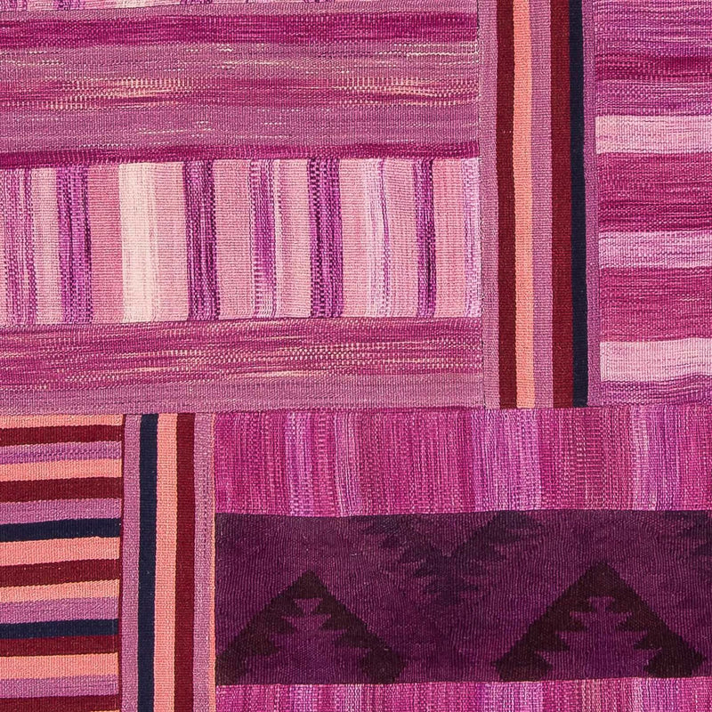 Tapete de trabalho em patchwork 298x155cm - Tapete de lã