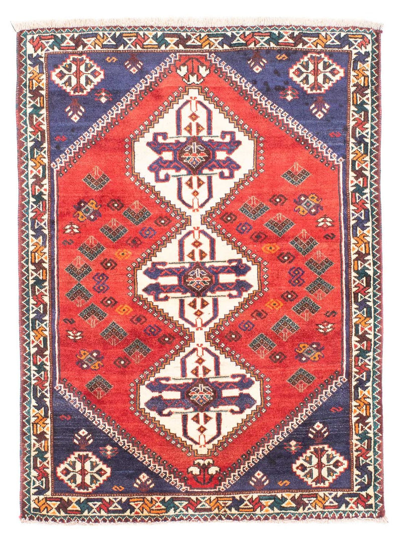 Tapete Persa - Nomadic - 145 x 110 cm - vermelho escuro