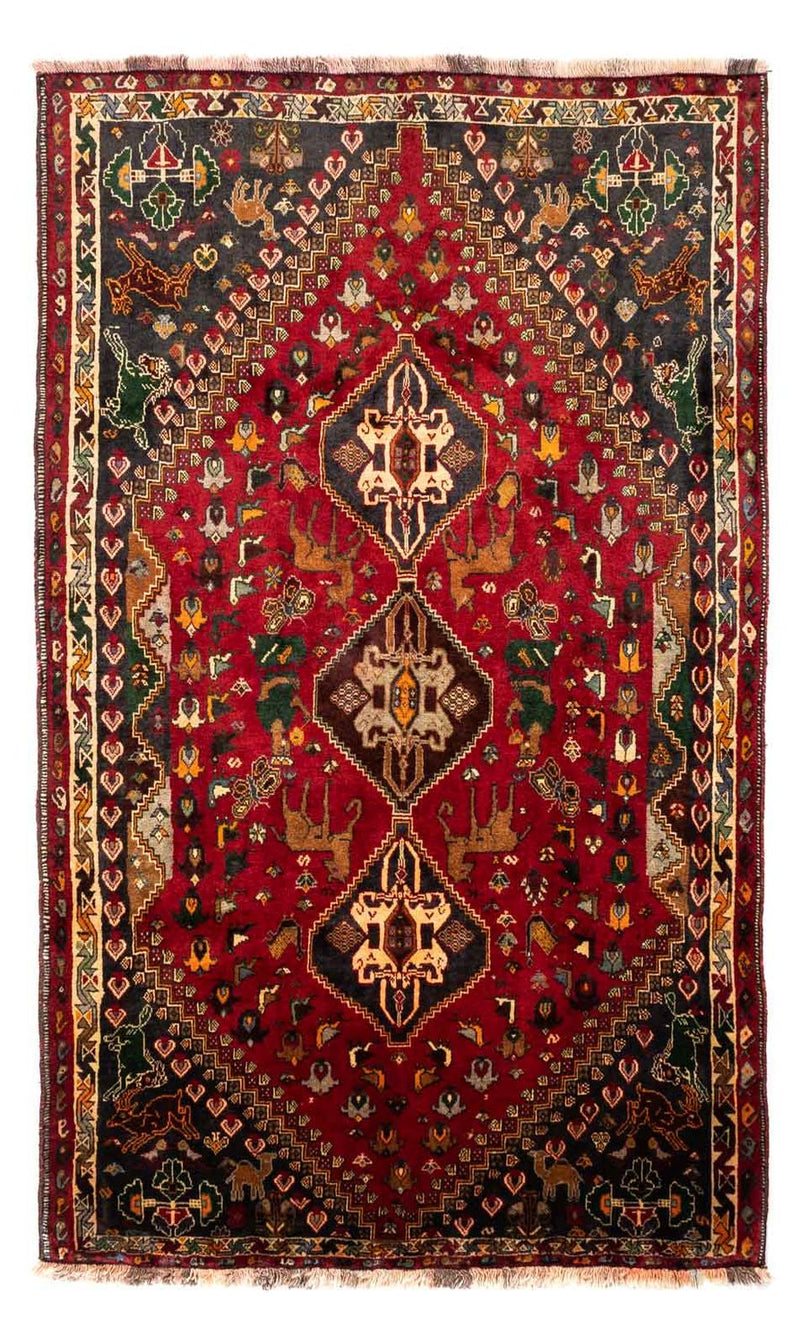 Tapete Persa - Nomadic - 271 x 170 cm - vermelho escuro