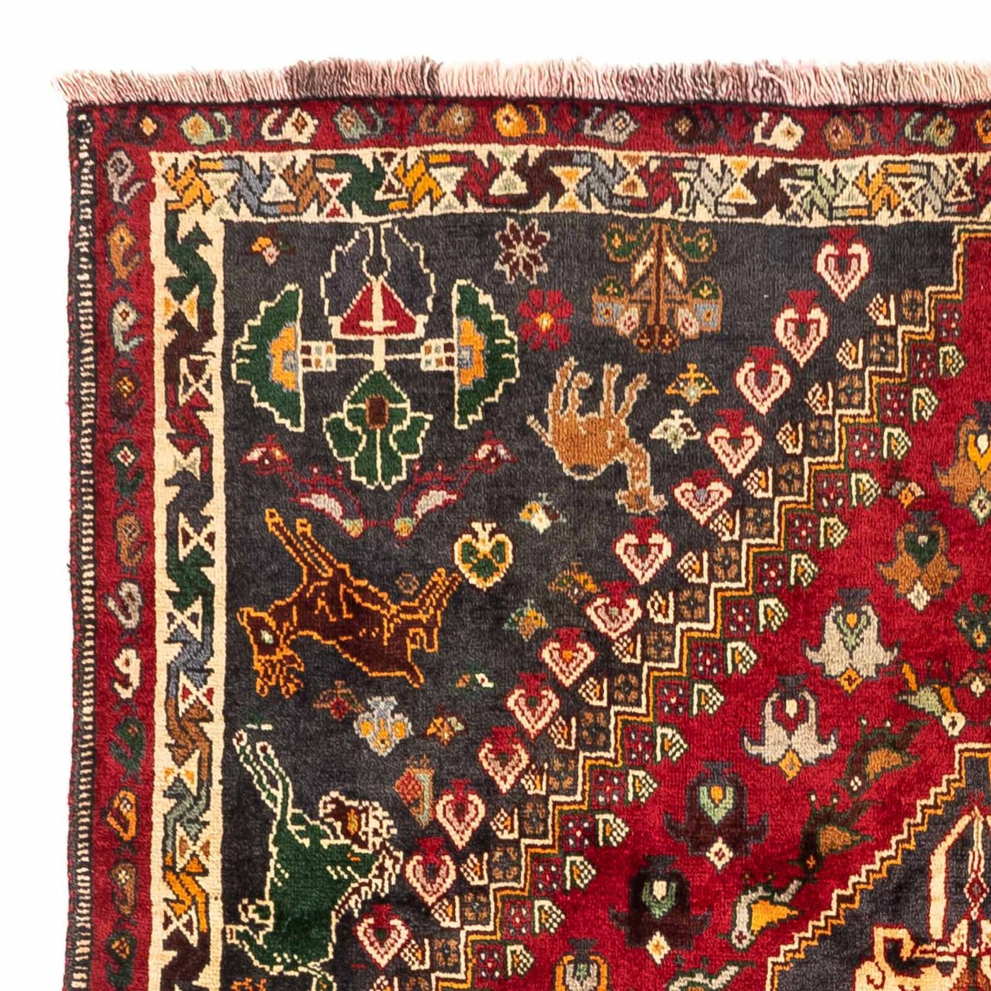 Tapete Persa - Nomadic - 271 x 170 cm - vermelho escuro