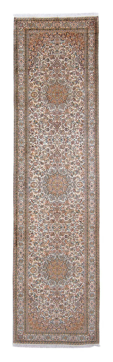 Corredor Tapete de seda - Kashmir Silk - 316 x 81 cm - bege