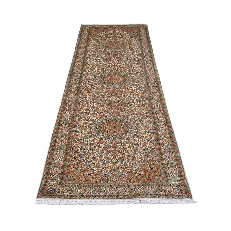 Corredor Tapete de seda - Kashmir Silk - 316 x 81 cm - bege
