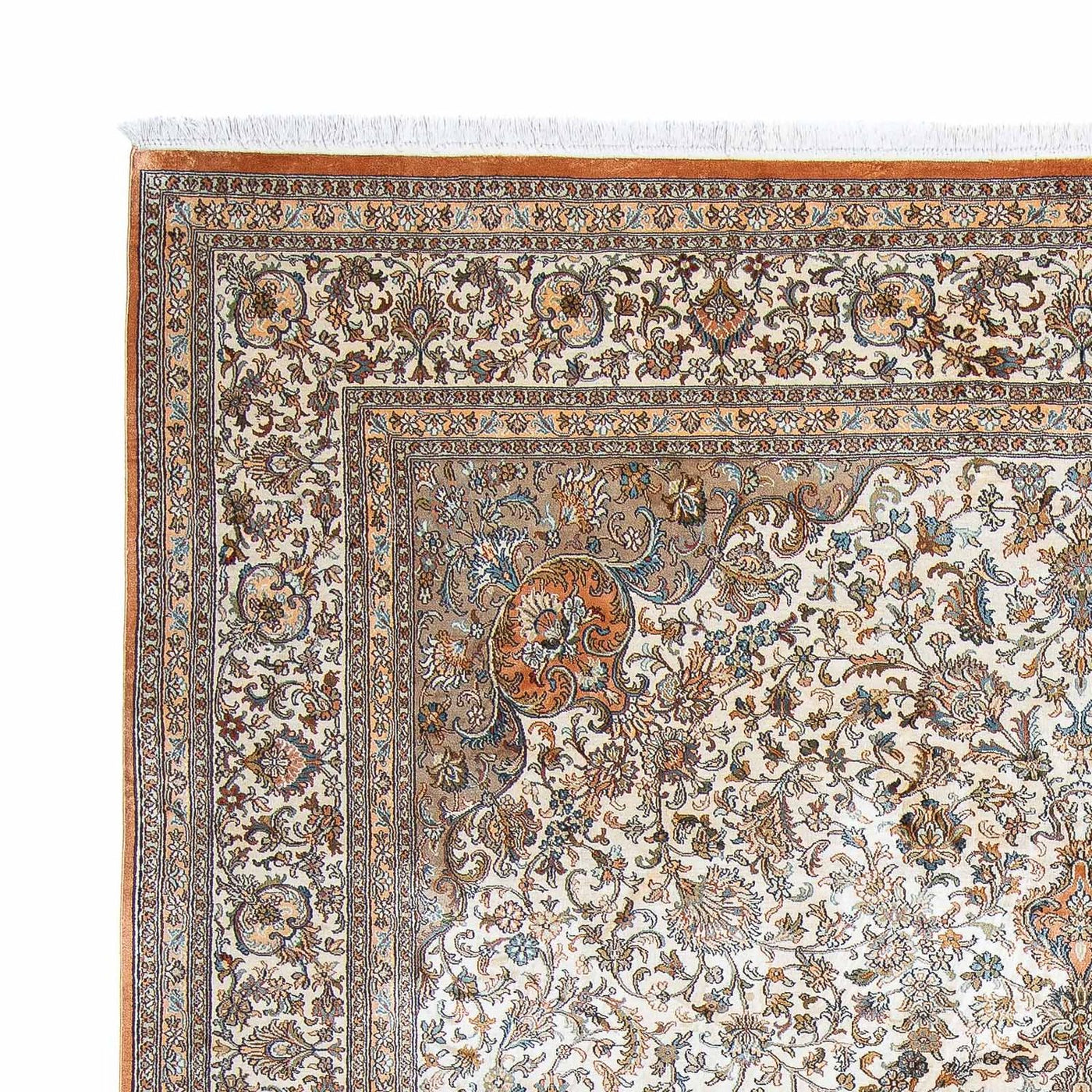 Seda da Caxemira Tapete 304x241cm - Tapete Oriental