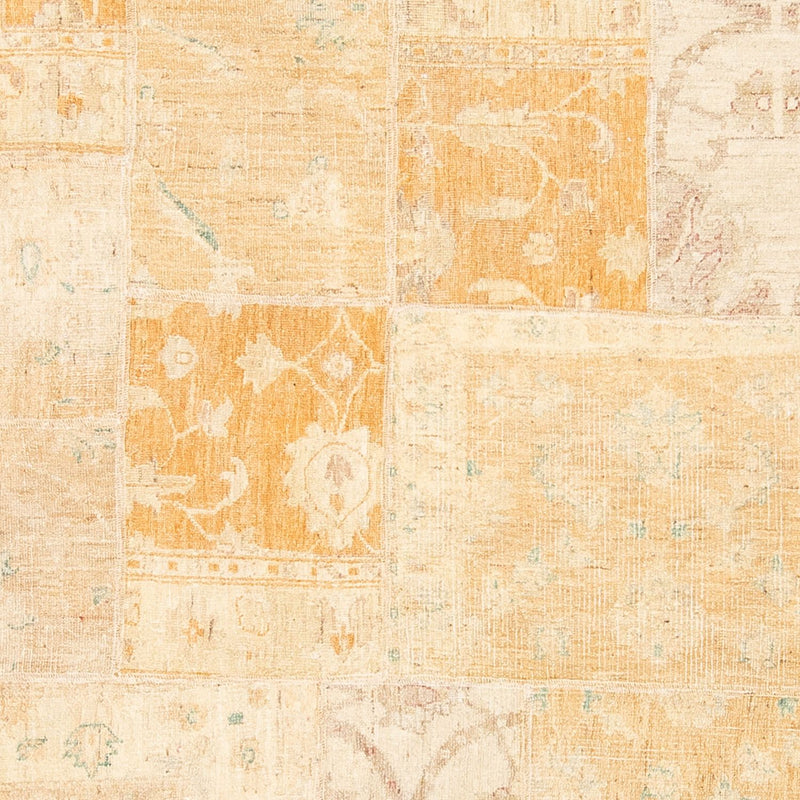 Tapete de trabalho em patchwork 281x208cm - Perserteppich Wollteppich